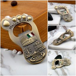 Creative Foot Shape Bottle Opener Wine Beer Opener Tool Kitchen Gadgets Dining Bar Drinking Bottle Opener for Beer Wedding Gifts T9I001130