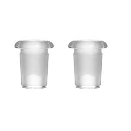 2PCS/pack 14MM FEMALE TO 10MM MALE Low Profile glass adapter smoking accessory Reducer for dynavap & other 10mm devices