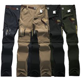 Outdoor Pants Batch Quick-drying Men's Detachable Two-piece Shorts Stretch Mountaineering Pants1