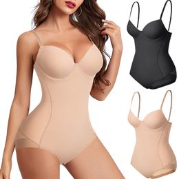 Shapewear Bodysuit for Women Tummy Control Panties Fajas Full Body Shaper Waist Trainer Butt Lifter Thigh Slimming Underwear