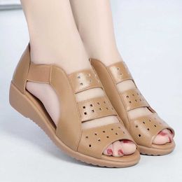 Women Sandals Summer Shoes Woman Plus Size 40 Heels Sandals for Wedges Chaussure Femme Casual Gladiator Platform Shoes Talon 210611