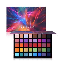 UCANBE Spotlight 40 Color Eye Shadow Palette Colorful Artist Shimmer Glitter Matte Pigmented Powder Pressed Eyeshadow Makeup Kit holike