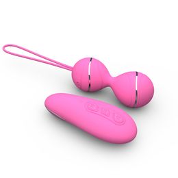 Sex Egg bullets Silicone Vibrating eggs Wireless Vaginal ball exercises Smart Love Ball Distance control Jump Vibrator toy for Women 0928