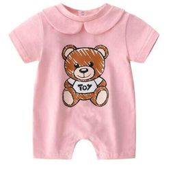 100% Cotton Newborn Baby Boys Girl Romper Summer Infant Short Sleeved Jumpsuit Toddler Cute Boutique Clothes For Baby Clothing