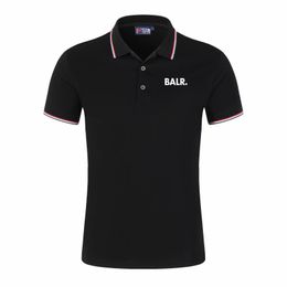 BALR Polo da uomo Polo Para Hombre Abbigliamento uomo 2021 Polo da uomo Camicia estiva casual Polo da uomo in cotone solido