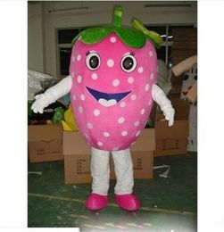 Festival Dress Fruits Strawberry Mascot Costume Halloween Christmas Fancy Party Dress Cartoon Character Suit Carnival Unisex Adults Outfit