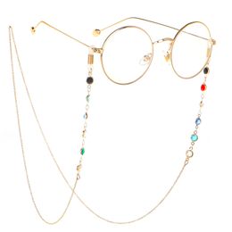 Korean Reading Long Glasses Chain Women Men Eyewear Accessories Stainless Steel 75CM Sunglasses Necklace Eyeglass Lanyard Strap