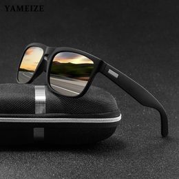YAMEIZE Polarized Sunglasses Men Photochromic Sun Glasses For Driver Mirror Lens Glasses Men's Driving Shades Fishing Gafas De S