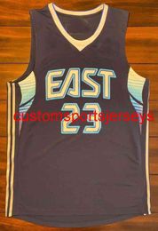 Women Youth 2009 All-Star LeBron James Basketball Jersey Mens Custom Number name Jerseys XS-6XL