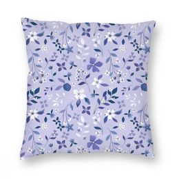 Cushion/Decorative Pillow Magnolia Throw Cover Decorative Blue Delft Pattern Vintage Pillowcover Home Decor