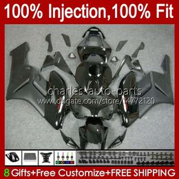 Injection Mould Fairings For HONDA CBR-1000 CBR 1000 CBR1000 Stock black RR CC 2004-2005 Bodywork 52No.20 1000CC CBR1000RR 04 05 CBR 1000RR 2004 2005 OEM Fairing Kit