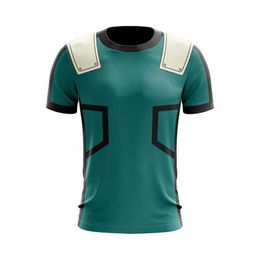 My Hero Academia Deku Izuku Midoriya Cosplay Costume Hoodies Coat Anime Boku No Sweatshirts Y0913