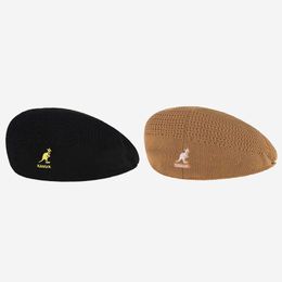 Verão Kangol Canguru Flat Top Pescador Chapéu Visor Bacia Chapéu Moda Tecido de Algodão Selvagem Homens e Mulheres Flat Top Pano Chapéu Q0703