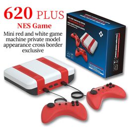 620 Double Red And White Game Console for NES 8-bit Game Console for FC Nostalgic Retro MINI Battle Game Console Accessories