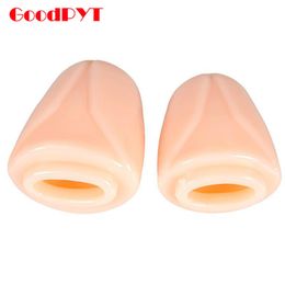 Silicone Male Glans Cover Sleeve Penis Extender Dick Sensitivity Training Prolongate Cock Ring Delay Ejaculation Sex Products