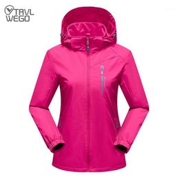 Outdoor Jackets&Hoodies TRVLWEGO Camping Jacket Men Women Autumn Waterproof Fleece Thermal Coat For Hiking Mountain Plus Size 7XL1