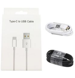 NEW Original OEM Type C USB Fast Charging Cable With Retail Package for Samsung S8 S10 S21 S30 Note 10 20 LG Huawei High Speed Charger Cord