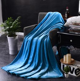 The latest 200X230CM blanket, a variety of sizes and patterns to choose, no printing style wool solid color flannel coral fleece blankets