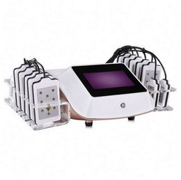 Professional 650nm Diode Lipolaser Lipo Laser Non Invasive 14 Pads Laser Liposuction Machine Fat Burning