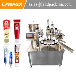 High Speed Semi-Automatic Rotary Type Lami/Plastic/Aluminum Tube Filling and Sealing Machine for Ointment,Cream,Food