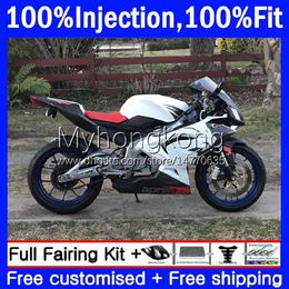 Injection OEM For Aprilia RSV 125 RS 125 White black new RR 125RR 2012 2013 2014 2015 2016 Body 12No.115 RS-125 RS4 RS125 R 12-16 RSV-125 RSV125 RSV125RR 12 13 14 15 16 Fairing