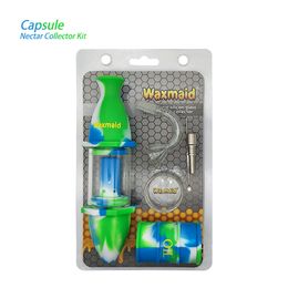 -Waxmaid Wholesale NECTAR Collector Kit Rauchen Zubehör Mini Glas DAB Rigs Ölbrenner Schiff von CA Warehouse