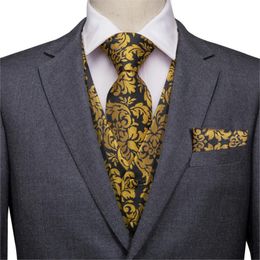 Buy Black Suit Gold Tie Wedding Online 