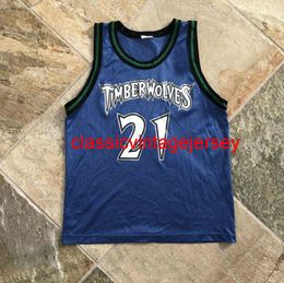 Vintage Kevin Garnett Champion Basketball Jersey Embroidery Custom Any Name Number XS-5XL 6XL