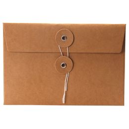 17*11.5cm Kraft Envelope Creative Blank Thicken Greeting Post Card Paper Bag Rectangle Brown Invitation Cards Envelopes of Birthday Party