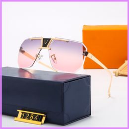 Adumbral Women Fashion Sunglasses Driving Mens Sun Glasses With Box Casual Frameless Eyewear Womens Designer Beach Glasses D221142F