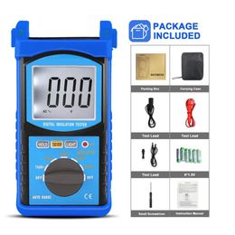 5000V Measure Instrument Voltage Metres Digital Insulation Resistance Tester Professional Auto Range Portable