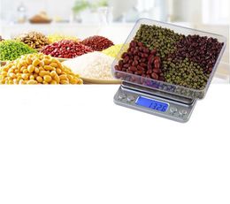 Household Kitchen Scales 200g 500g/0.01g,3000g/0.1g Digital Pocket Jewellery Weight Electronic Balance Scale g/ oz/ ct/ gn Precision