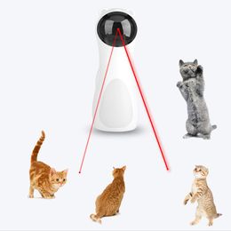 Cat Toys Adjustable Automatic Laser Smart Toy Funny Red Dot Free Movement Mode Pet Cats Entertainment Supplies 40% OFF