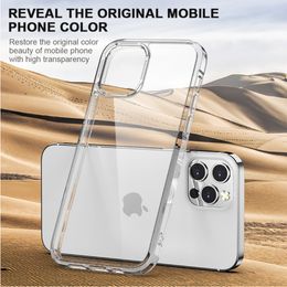 Original Shockproof PC Matte TPU Mobile Phone cases for iPhone 12 13 Mini Clear Transparent