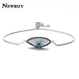 BUY Fashion Evil For Women Girl AAA+ CZ Delicate Eye Charm Bracelet Whole Female Party Jewelry Accessories