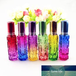 50pcs/lot 12ml Perfume Glass Bottle Empty Spray Bottle Colourful Refillable Cosmetic Glass Fragrance Travel Use