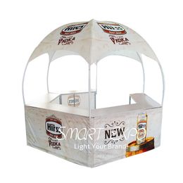 Hexagonal Dome Advertising Display Tent 10x10 for Event Vending with Custom Full Colour Printing Graphics