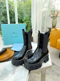 Дизайнер чудес Ranger Beabourg Женщины Boots Boots Womens Calfskin Martin Beaties Мода Boot Высокое Качество Люквины Дамы Damies Discovery
