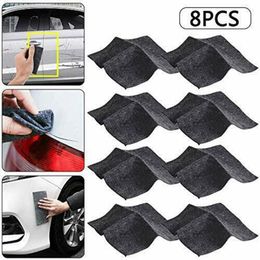 Car Sponge 4/8PCS Scratch Cloth Automobile Polishing Decontamination Repair Nano Remover Scuffs Surface Rag