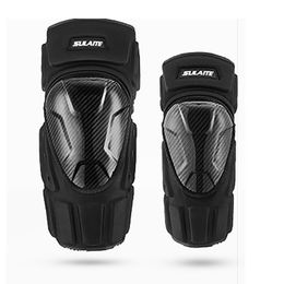 Elbow & Knee Pads 4pcs/set Carbon Fiber Sleeve Pad Adjustable Arm Leg Protective Guard Protector Outdoor Cycling Skating Sportswear