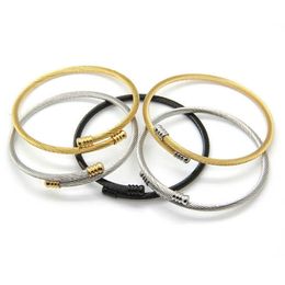 Fashion Jewellery bracelet women's simple Fashion Jewellery steel bangles Multi Colour steel Wire bracelet
