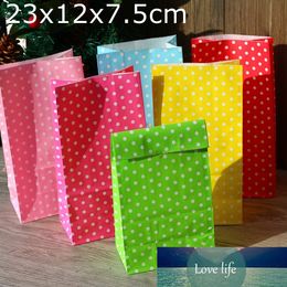 Polka Dot gift paper bag,Party Favor -Wedding Candy Cookie Bread NutsFor Biscuits Snack Bakingg30pcs/lot