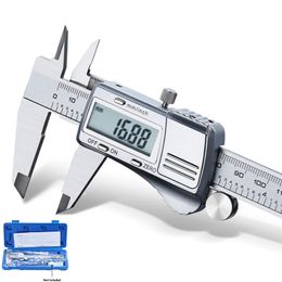 150mm Stainless Steel Digital Calliper Industrial Electronic All Metal Vernier High Precision Measuring Calibre 210810