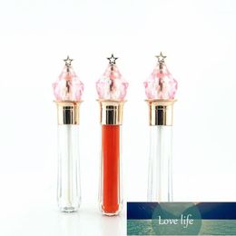 3.5ml Magic Wand Shaped Lip Gloss Tubes Gold Star Transparent Bottle Body Plastic Lipstick Tubes Empty Cosmetic Packing Containe1 Factory price expert design