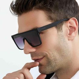 LAMOFUR Unisex Square Vintage Sun Glasses Famous Brand Sunglases One Lens Sunglasses Oculos Feminino for Men 32090