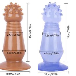 Nxy Anal Toys Super Large Beads Big Dildo Sex for Men Women Gay Huge Butt Plug Prostate Massage Giant Anus Dilator with Suction Cup 1218