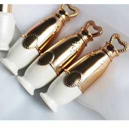 Crown Palace Matte Gold White Empty Lipstick Tubes Maquiagem Cosmetic Containers Lips Balm Gloss Case Bottles 200pcs