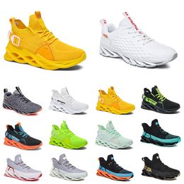 2024 Running Shoes for Mens Comfortable Breathable Jogging Triple Black White Red Yellow Neon Grey Orange Sports Sneakers Trainers Fashion Outdoor GAI
