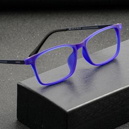 Fashion Sunglasses Frames Glasses Frame Optical Full Rim Eyewear Prescription Blue Purple Spectacles Men And Women