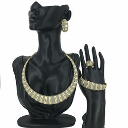 Earrings & Necklace Mejewelry High Quality Classic Design Costume Jewelry Dubai African Fashion Sets For Women